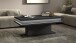 Couchtisch >Molfetta< in Anthrazit matt - 100x42x55cm (BxHxT)
