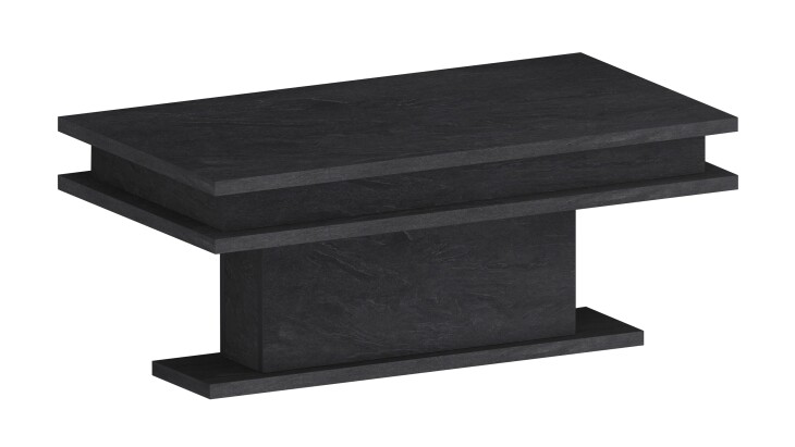 Couchtisch >Molfetta< in Schiefer Nachbildung - 100x42x55cm (BxHxT)