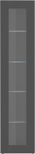 Vitrine >Benevent< in Anthrazit matt - 40x180x30cm (BxHxT)