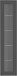 Vitrine >Benevent< in Anthrazit matt - 40x180x30cm (BxHxT)