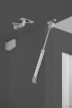 Klapphängeschrank >Benevent< in Anthrazit matt - 180x40x30cm (BxHxT)
