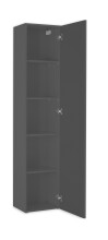 Anbauschrank >Benevent< in Anthrazit matt -...
