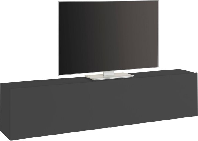TV-Board >Benevent< in Anthrazit matt - 180x40x30cm (BxHxT)