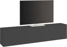 TV-Board >Benevent< in Anthrazit matt - 180x40x30cm...