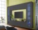 TV-Board >Benevent< in Anthrazit matt - 180x40x30cm (BxHxT)
