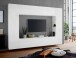 TV-Board >Benevent< in Weiß Hochglanz - 180x40x30cm (BxHxT)