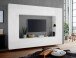 TV-Board >Benevent< in Weiß Hochglanz - 180x40x30cm (BxHxT)