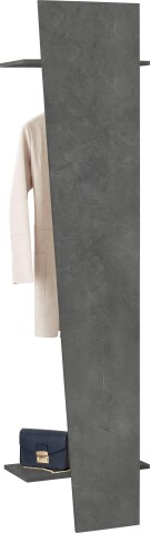 Garderobe >Viterbo< in Schiefer Nachbildung - 50x200x30cm (BxHxT)