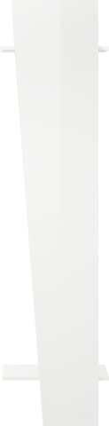 Garderobe >Viterbo< in Weiß Hochglanz - 50x200x30cm (BxHxT)