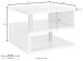Couchtisch >Altamura< in Anthrazit matt - 55x41,5x55cm (BxHxT)