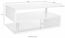 Couchtisch >Altamura< in Pereira Ahorn Dekor - 90x41,5x55cm (BxHxT)