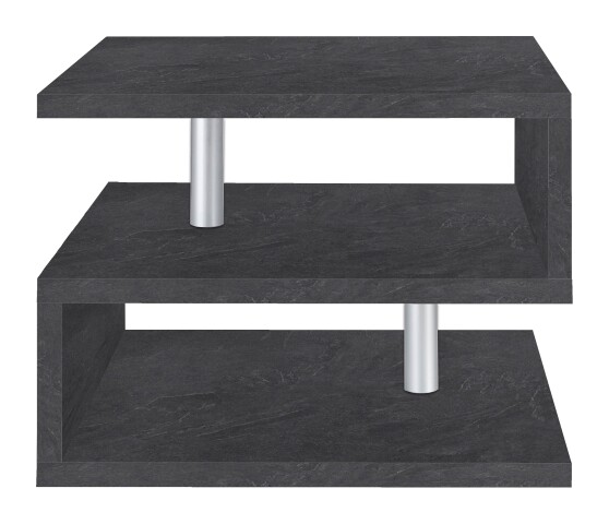 Couchtisch >Altamura< in Schiefer Nachbildung - 55x41,5x55cm (BxHxT)