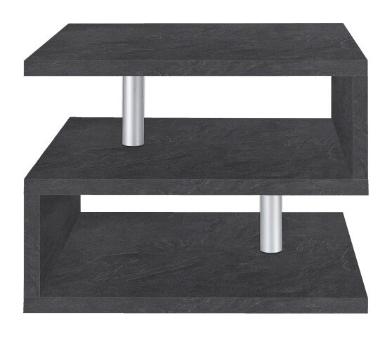Couchtisch >Altamura< in Schiefer Nachbildung - 55x41,5x55cm (BxHxT)