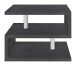 Couchtisch >Altamura< in Schiefer Nachbildung - 55x41,5x55cm (BxHxT)