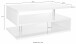 Couchtisch >Altamura< in Schiefer Nachbildung - 90x41,5x55cm (BxHxT)