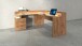 Eckschreibtisch >Novara< in Wotan Eiche Dekor - 180x90x160cm (BxHxT)