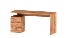 Schreibtisch >Novara< in Wotan Eiche Dekor - 160x75x60cm (BxHxT)