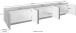 TV-Board >Piacenza< in Schiefer Nachbildung - 243,6x46x44,2cm (BxHxT)