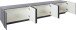 TV-Board >Piacenza< in Schiefer Nachbildung - 243,6x46x44,2cm (BxHxT)