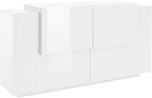 Sideboard >Trani< in Weiß matt / Weiß...