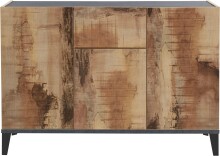 Sideboard >Rovigo< in Pereira Ahorn / Schiefer -...