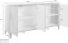 Sideboard >Rovigo< in Weiß Hg. / Pereira Ahorn - 160x82x40cm (BxHxT)