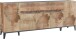 Sideboard >Rovigo< in Pereira Ahorn / Schiefer  - 200x82x40cm (BxHxT)