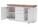 Sideboard >Lisa< in Weiß matt aus Massivholz - 150x81x40cm (BxHxT)