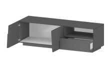 TV-Board >Bitonto< in Anthrazit matt - 150x46x44cm (BxHxT)