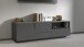 TV-Board >Bitonto< in Anthrazit matt - 150x46x44cm (BxHxT)