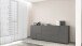 Sideboard >Bitonto< in Anthrazit matt - 200x86x44cm (BxHxT)