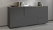 Sideboard >Bitonto< in Anthrazit matt - 180x86x44cm (BxHxT)