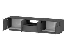 TV-Board >Bitonto< in Anthrazit matt - 220x46x44cm (BxHxT)
