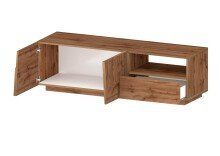 TV-Board >Bitonto< in Wotan Eiche Dekor - 150x46x44cm (BxHxT)