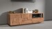 TV-Board >Bitonto< in Wotan Eiche Dekor - 150x46x44cm (BxHxT)
