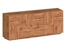 Sideboard >Bitonto< in Wotan Eiche Dekor -...