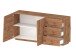 Sideboard >Bitonto< in Wotan Eiche Dekor - 180x86x44cm (BxHxT)