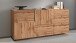 Sideboard >Bitonto< in Wotan Eiche Dekor - 180x86x44cm (BxHxT)