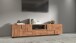 TV-Board >Bitonto< in Wotan Eiche Dekor - 220x46x44cm (BxHxT)