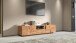 TV-Board >Bitonto< in Wotan Eiche Dekor - 220x46x44cm (BxHxT)