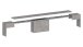 Essbank >Pachino< (2er-Set) in Bronx Beton - 66/290x45x25cm (BxHxT)