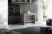 Essbank >Pachino< (2er-Set) in Bronx Beton - 66/290x45x25cm (BxHxT)