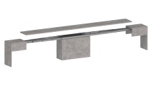 Essbank >Pachino< in Bronx Beton  - 66/290x45x25cm...
