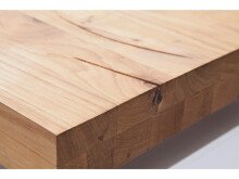 Sideboard >Lisa< in Weiß matt aus Massivholz - 200x81x40cm (BxHxT)