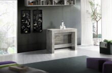 Essbank >Pachino< (2er-Set
) in Beton - 66/290x45x25cm (BxHxT)