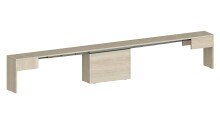 Essbank >Pachino< (2er-Set) in Ulme - 66/290x45x25cm (BxHxT)
