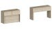 Essbank >Pachino< in Ulme - 66/290x45x25cm (BxHxT)