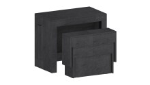 Essbank >Pachino< (2er-Set) in Schiefer - 66/290x45x25cm (BxHxT)