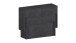 Essbank >Pachino< (2er-Set) in Schiefer - 66/290x45x25cm (BxHxT)