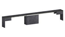 Essbank >Pachino< in Schiefer - 66/290x45x25cm (BxHxT)